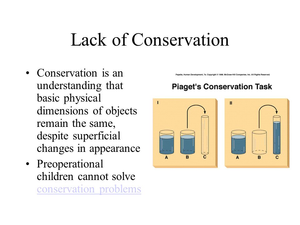 Definition of conservation in psychology hot sale